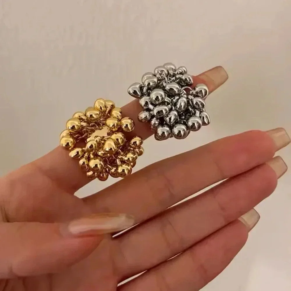 Baroque Ball Cluster Ring
